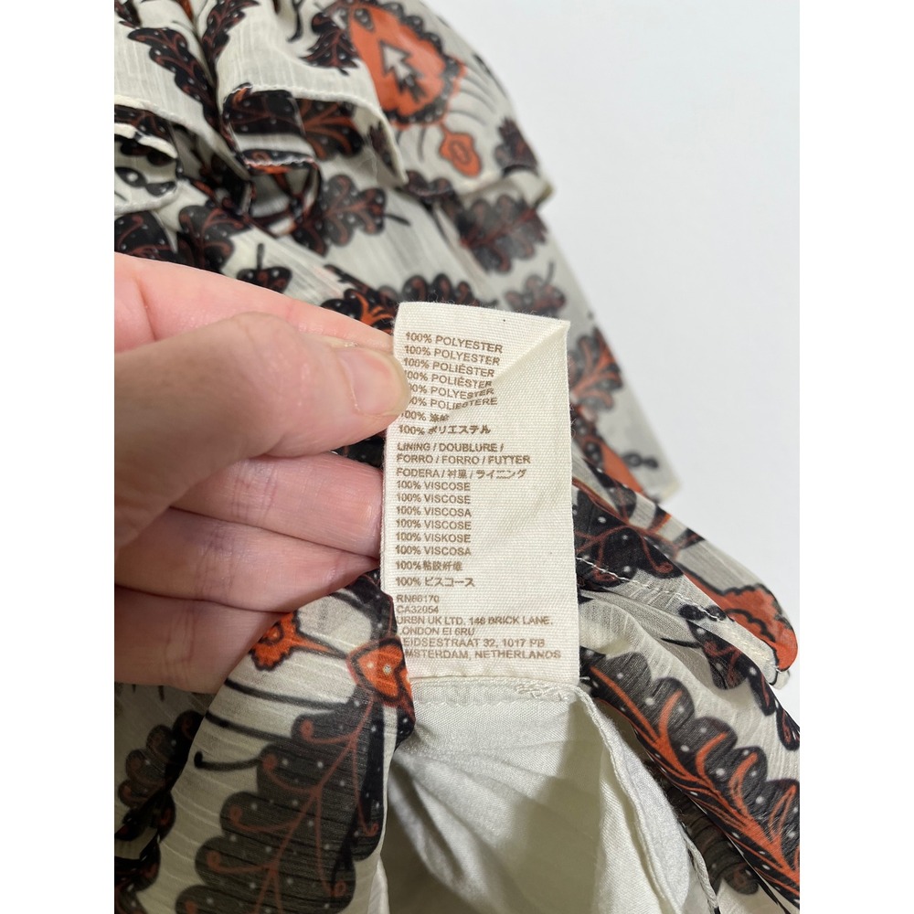 LETMEBE x ANTHROPOLOGIE Tiered Lace-Up Mini Skirt - Picture 7 of 8